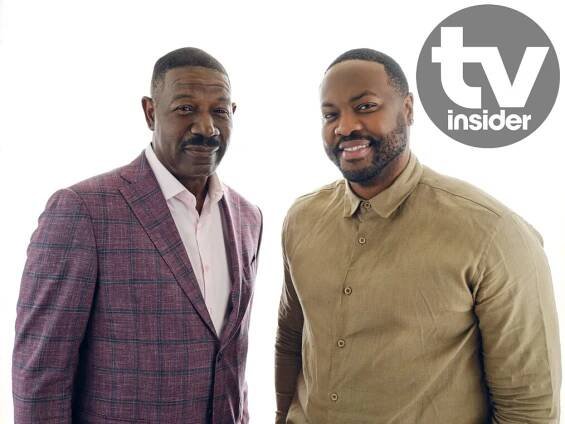 Dennis Haysbert and Ser'Darius Blain of 'Holidazed' at TV Insider's studio at Summer TCA 2024