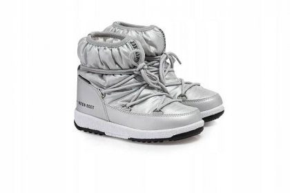 Dětské sněhule Moon Boot Girl 34051800-002 29 Barva stříbrná