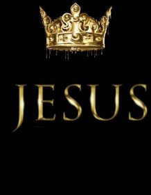 Jesus Is King With Crown Wallpaper