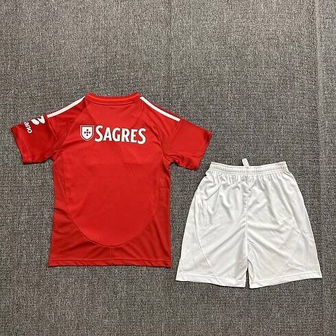 Replica 2024/2025 Benfica Home Shirt 1:1 Thailand Premium Kids Size