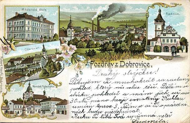 Podrav z Dobrovice .. - Pohlednice místopis