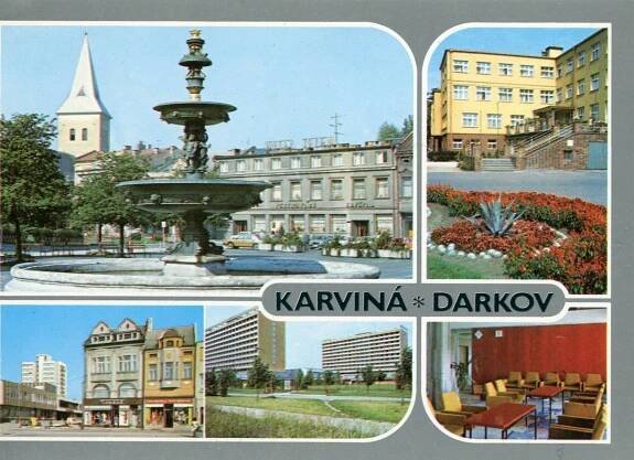 KARVINÁ - DARKOV  - Pohlednice místopis