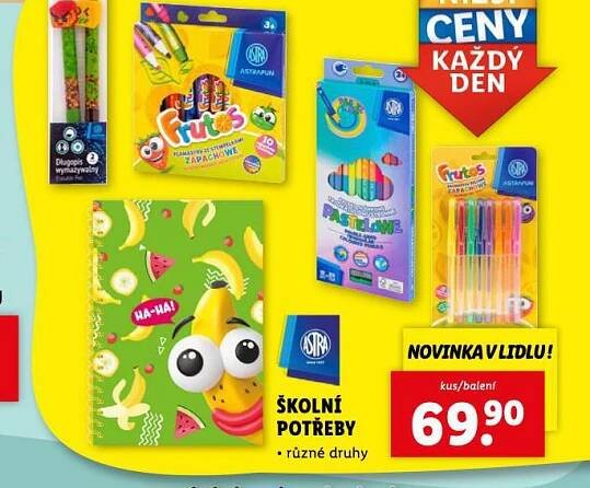 ŠKOLNÍ POTŘEBY