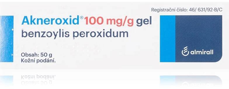 Akneroxid Akneroxid 10 100 mg/g gel proti akné
