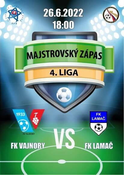 FK Vajnory - FK Lamač 