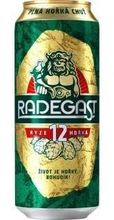 Radegast Ryze hořká 12 pivo ležák světlý 500ml