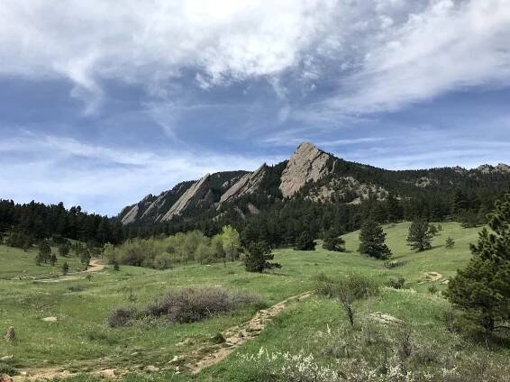 Boulder Flatirons at Chautauqua Park