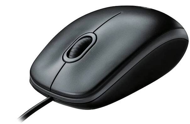 Logitech Mouse M100 myš Kancelář Pro praváky i leváky USB Typ-A Optický 1000 DPI (910-005003)