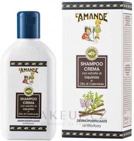 L'amande Marseille Liquirizia Anti Schuppen Creme Shampoo - Šampon proti lupům a svědění pokožky hlavy