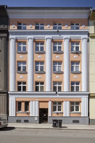 Soubor obytných domů Obecně prospěšného stavebního a bytového družstva Zádruha v Plzni | Objekty | Plzeňský architektonický