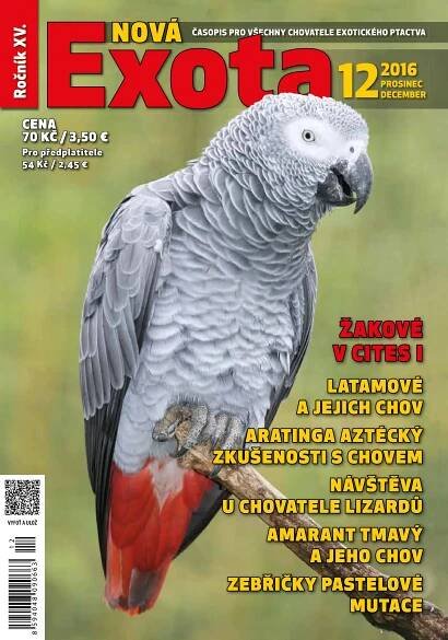 Časopis Nová EXOTA 12/2016