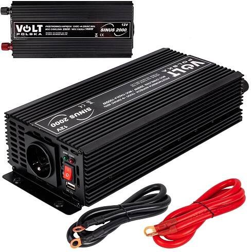 Měnič napětí Sinus 2000 12V/230V 1000W 2000VA - Profigaraz.cz