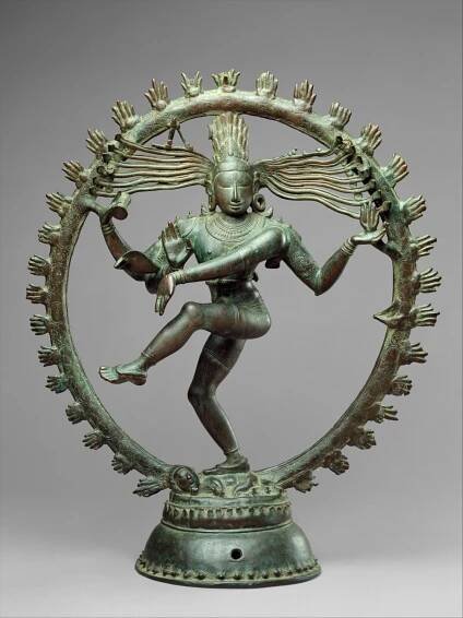 Shiva as Lord of the Dance (Nataraja), c. 11th century, Copper alloy, Chola period, 68.3 x 56.5 cm (The Metropolitan Museum of Art, New York)