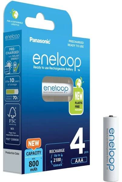 Baterie ENELOOP, AAA (HR3), BK-4MCCE/4BE