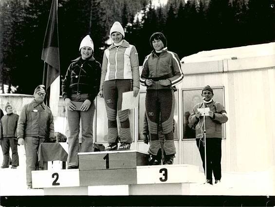 3. místo Olgy Charvátové na mistrovství ČSSR 1977