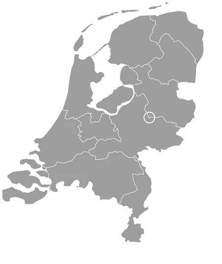 mapa thr nizozemsko - kartografie stock ilustrace
