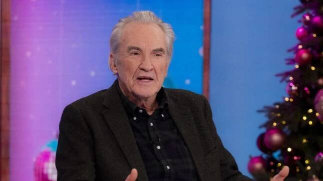 Editorial use only Mandatory Credit: Photo by Ken McKay/ITV/Shutterstock (15024596k) Larry Lamb 'Loose Women' TV show, London, UK - 20 Dec 2024