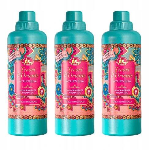3x Tesori d'Oriente AJURVEDA tekutá aviváž 760 Ml Ayurveda KONCENTRÁT