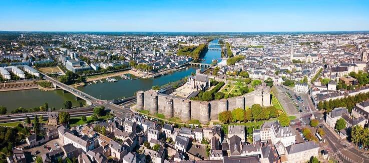 Panoramic View of Angers 