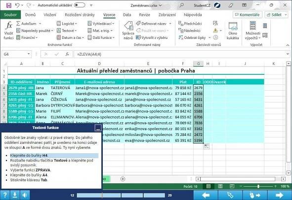 GOPAS Microsoft 365/2021 Excel - Sada 4 výukových kurzů, CZ (elektronická licence)
