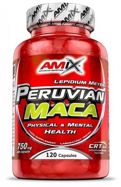 Amix Peruvian Maca 750 mg 120 kapslí od 399 Kč - NajduZboží.cz
