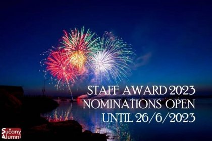 Sučany Alumni Staff Award 2023: nominations open