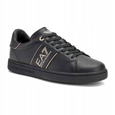 Boty EA7 Emporio Armani Classic Logo triple black/gold 41 1/3 EU