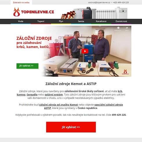 Nenechte se překvapit náhlým výpadkem elektřiny
