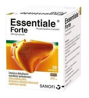 Essentiale forte 600 mg choroby pečene