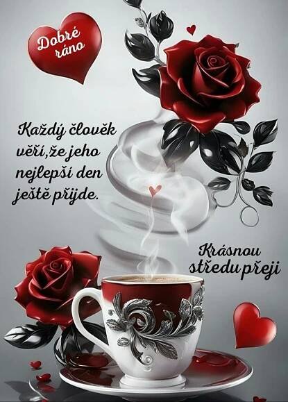 a coffee cup and saucer with red roses on it