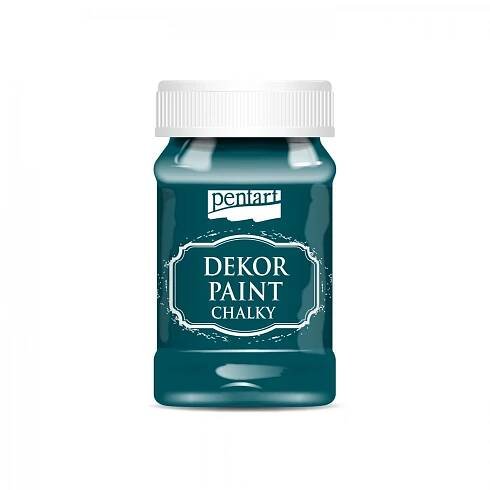 Dekor paint chalky křídová barva, smaragdová