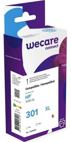 K20416W4 ink pro HP 301XL 3 barvy WECARE