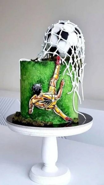 Pin by Tiffany Faulhefer on ellies 11th Birthday | Football cake design, Soccer cake, Football cake