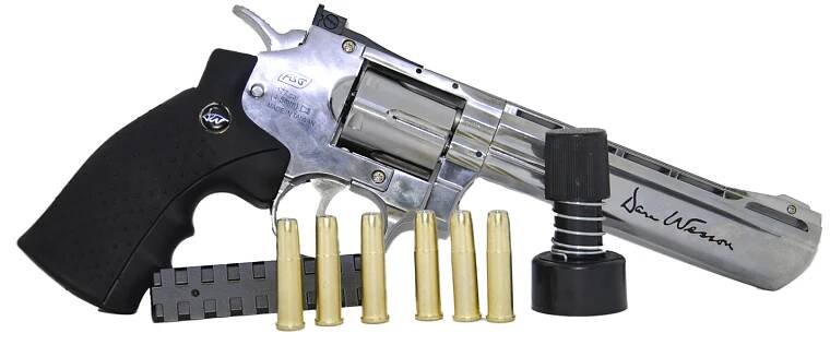 Vzduchový revolver ASG Dan Wesson 6" 4,5 mm Diabolo - Armykup.cz