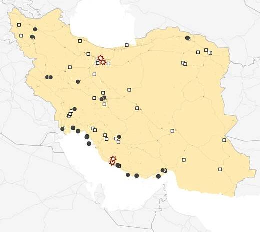 Maps: See Where Israeli Strikes Damaged Iranian Nuclear and Military Facilities - The New York Times