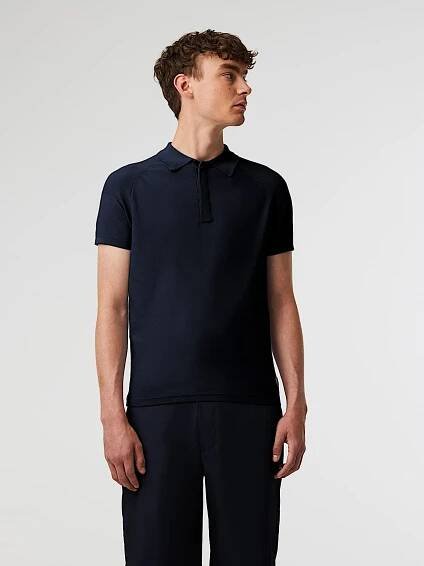 AlphaTauri | FENZI V1.Y5.01 | Performance Knit Polo-Shirt in Navy for Men