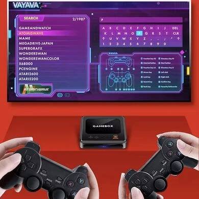 GAMEBOX G10, podpora 30 000 her, dva ovladače, 64GB, černá | SUNNYSOFT