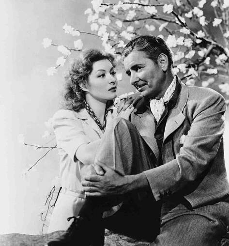 Ronald Colman Greer Garson By Tree Wallpaper
