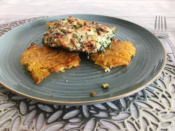 Plněné portobello s bramborovými rösti - Co bude dnes na véču?