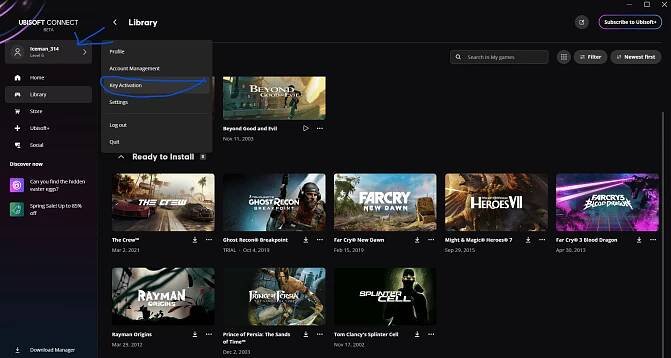 Jak uplatnit kód v Ubisoft Connect - TBgames.cz