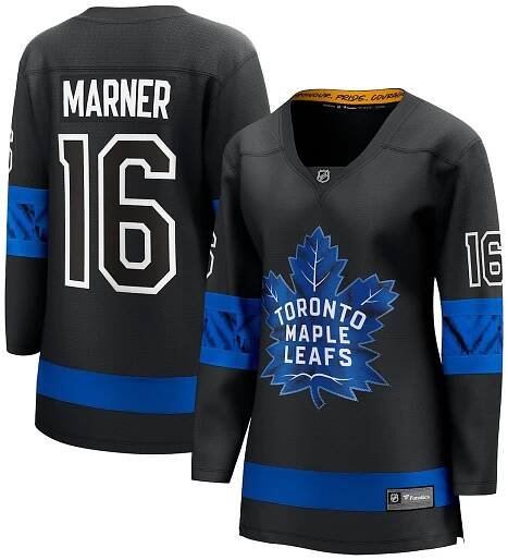 Women's Toronto Maple Leafs Mitchell Marner Fanatics Black Alternate Breakaway Jersey