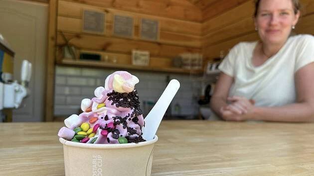 Zmrzlinový ráj u Lužnice Café na břehu