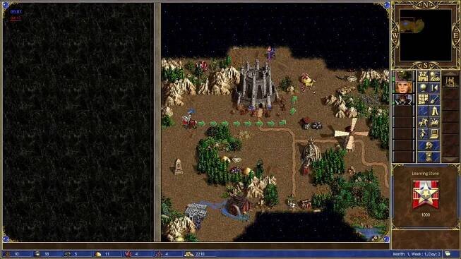 Heroes of might and magic 3 HOTA - h34D_hUnT3R vs DavidHakl (Dungeon, Dace)