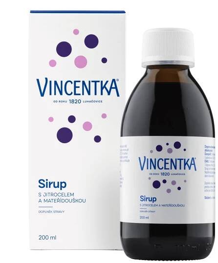 VINCENTKA sirup 200 ml | Grizly 