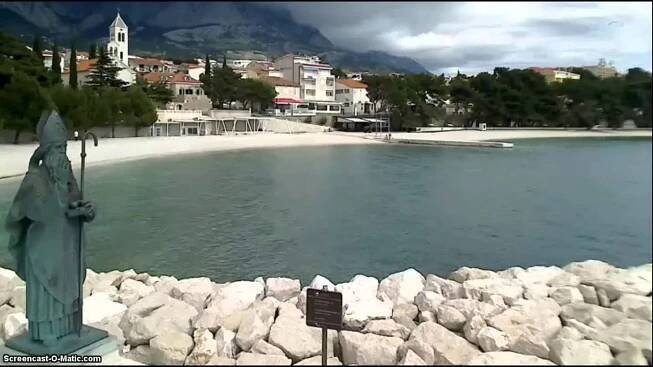Webcam Baška Voda Plaža