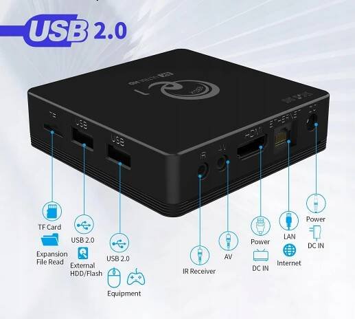 SMART TV BOX Q1 8K Odtwarzacz Multimedialny 2G+16G Sterowanie Głosowe HDMI - Allegro