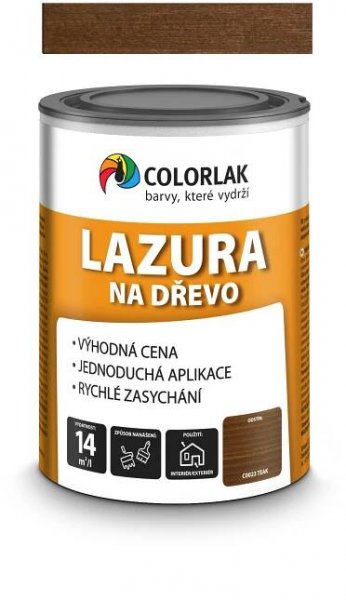 Colorlak Penetrační lazura na dřevo Teak 4L