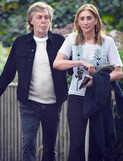 Paul McCartney and Nancy Shevell are spotted heading to dinner in East Hampton