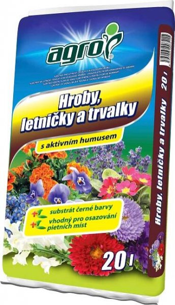 Agro Substrát na hroby 20 l