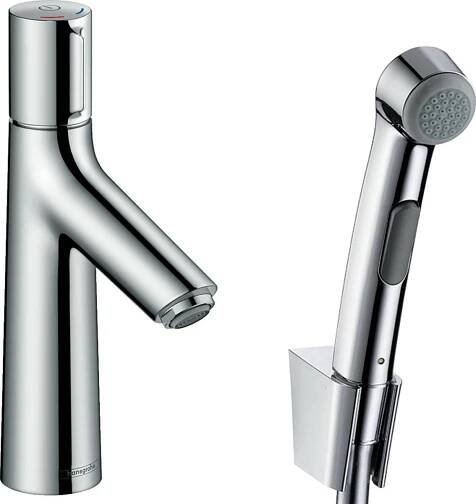 Hansgrohe Umyvadlová baterie 100 s ruční sprchou Bidette, chrom 72291000
